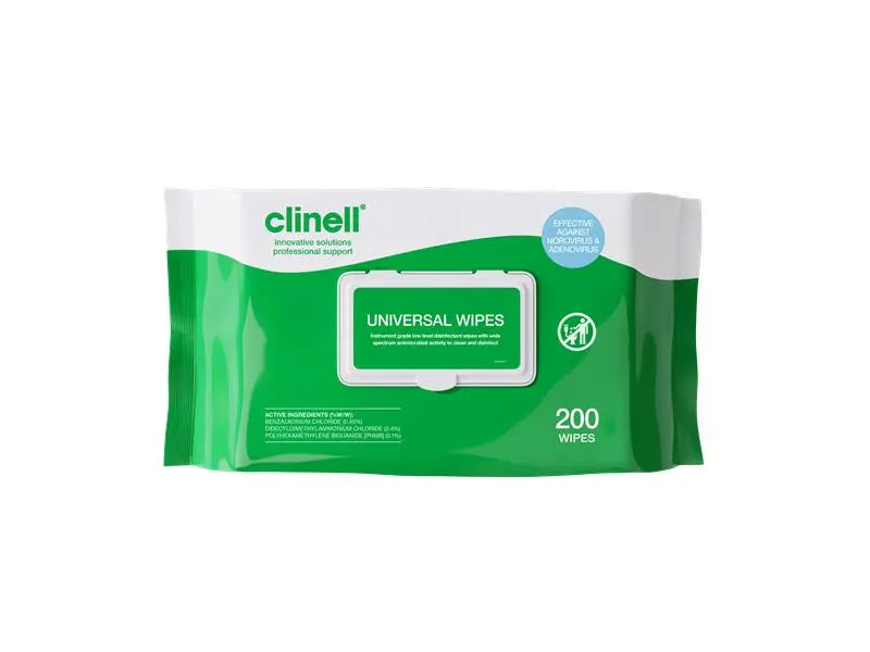 Clinell Universal Wipes - Pack of 200 - Image #5